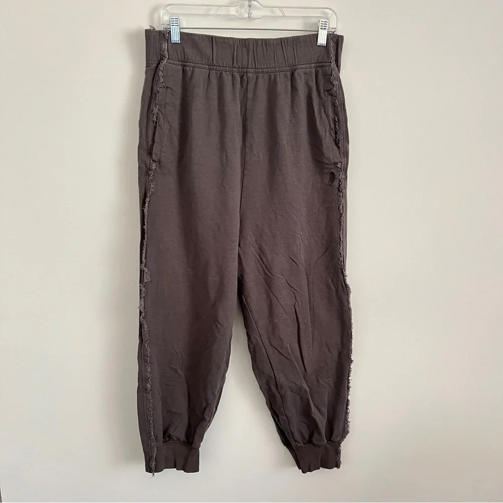 FP Movement Free People Where The Wind Blows Jogger Sweatpants Gray Size Large - Picture 2 of 12